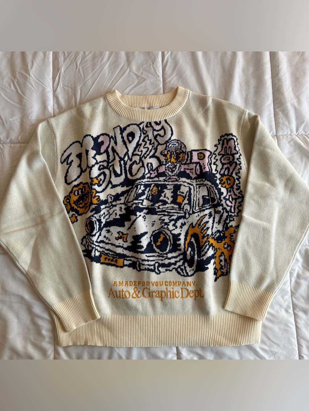 NWT Mondaysuck Knitted Sweater